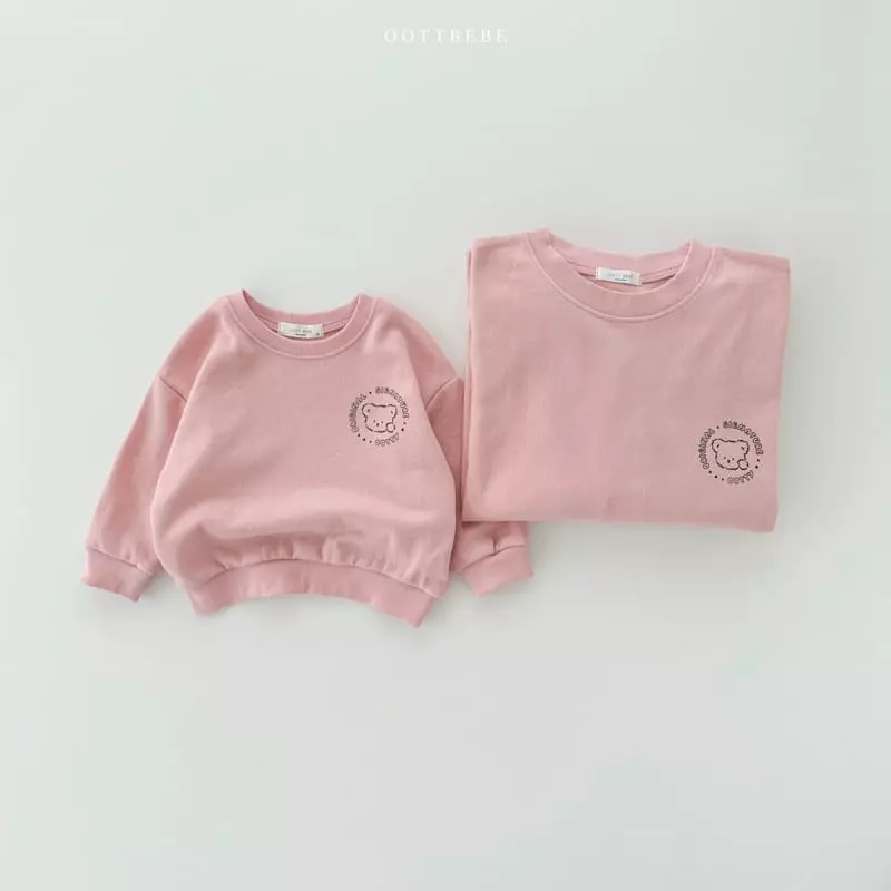 Oott Bebe - Korean Women Fashion - #momslook - Signiture Sweatshirt Mom - 10