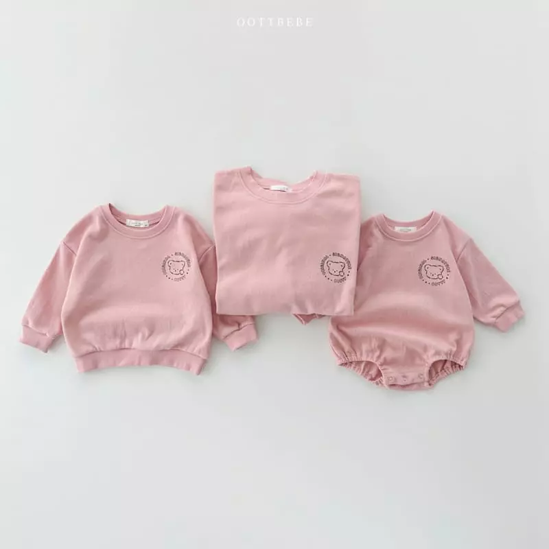 Oott Bebe - Korean Women Fashion - #momslook - Signiture Sweatshirt Mom - 6