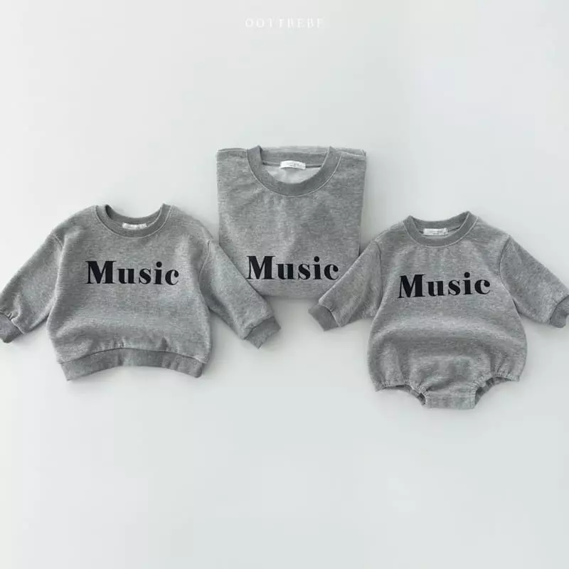 Oott Bebe - Korean Women Fashion - #thatsdarling - Music Sweatshirt Mom - 9