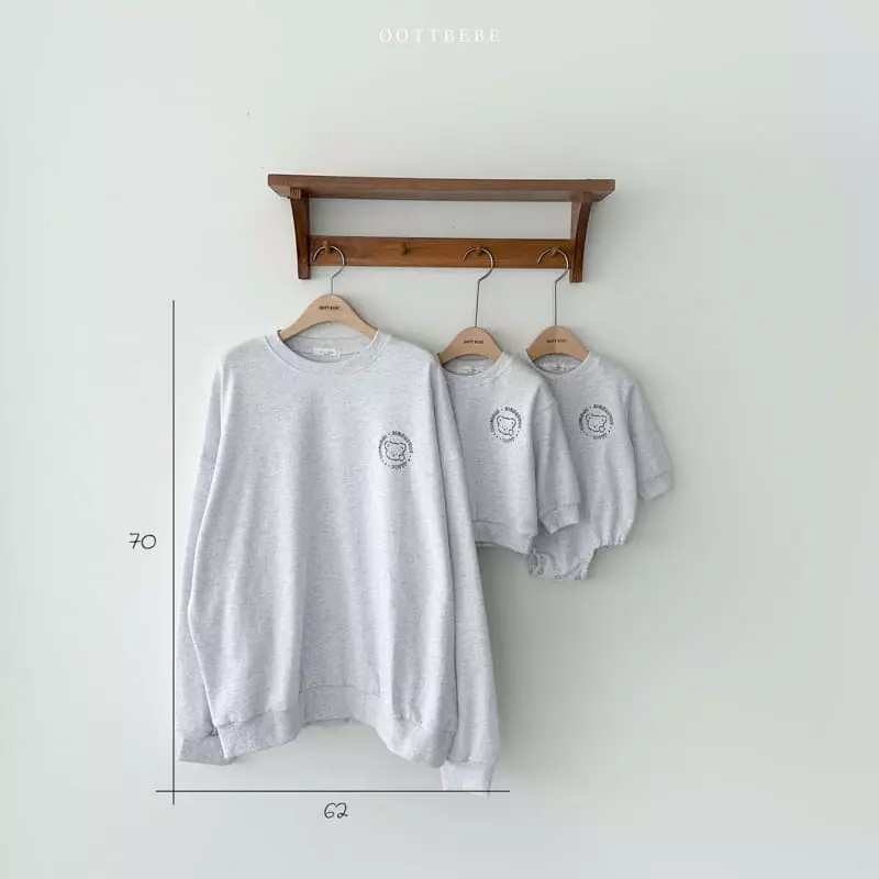 Oott Bebe - Korean Women Fashion - #womensfashion - Signiture Sweatshirt Mom - 11
