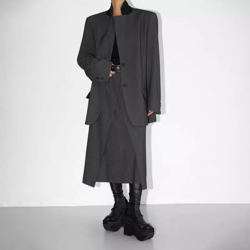 Paper Moon - Korean Women Fashion - #momslook - Classic Midi Plare Skirt - 9