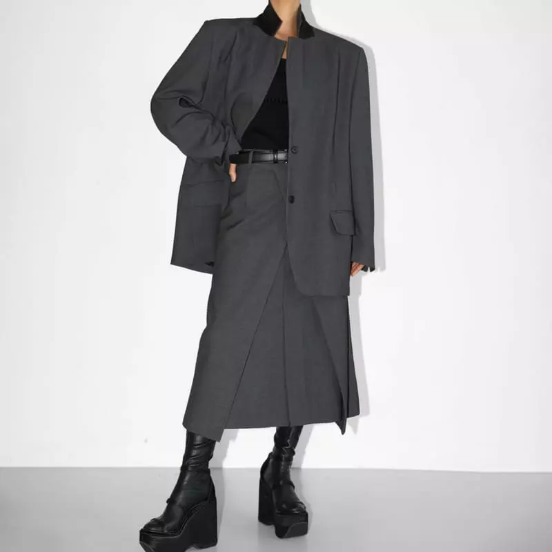 Paper Moon - Korean Women Fashion - #womensfashion - Classic Midi Plare Skirt - 10