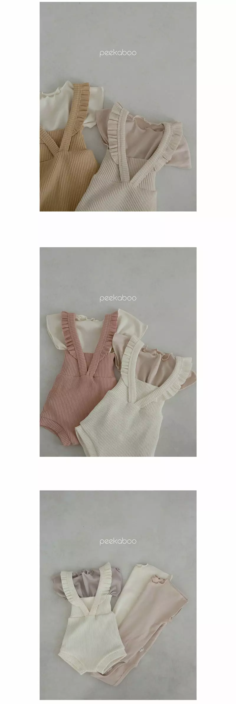 Peekaboo - Korean Baby Fashion - #babyoutfit - Shelly Bodysuit - 5