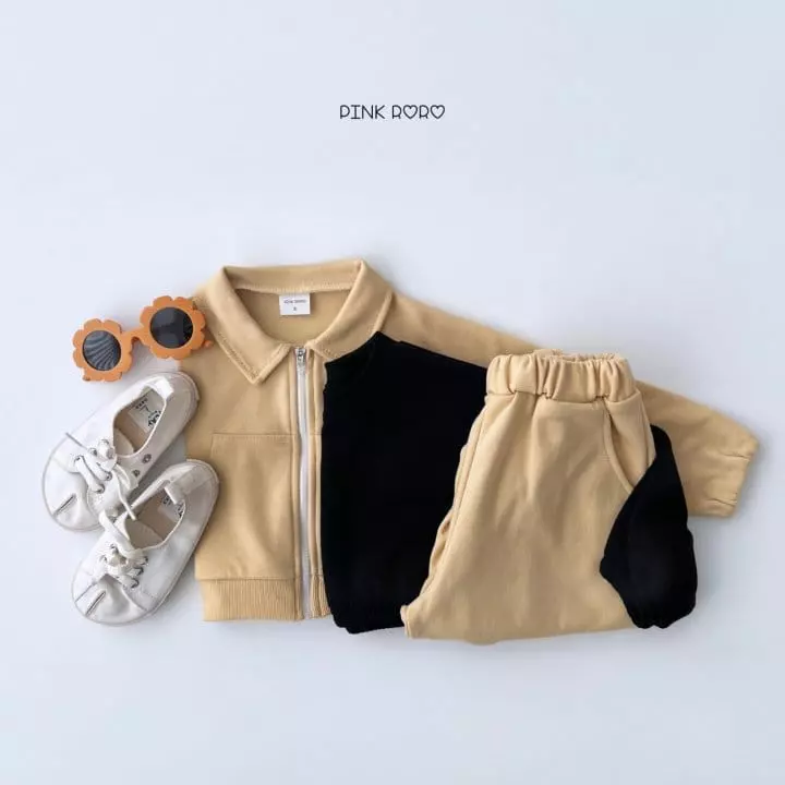 Pink Roro - Korean Children Fashion - #Kfashion4kids - Coco Collar Short Zip-up - 7