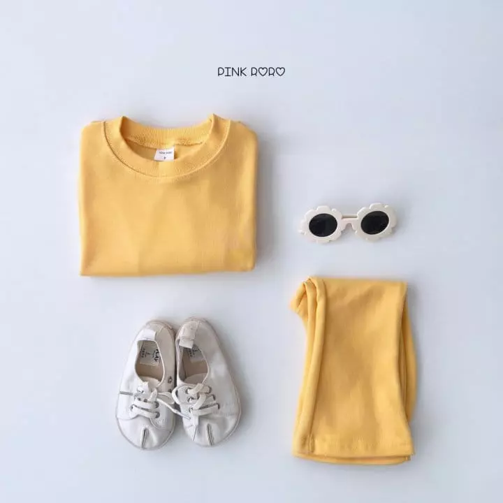 Pink Roro - Korean Children Fashion - #minifashionista - Roro Bootscuy Top Bottom Set - 6