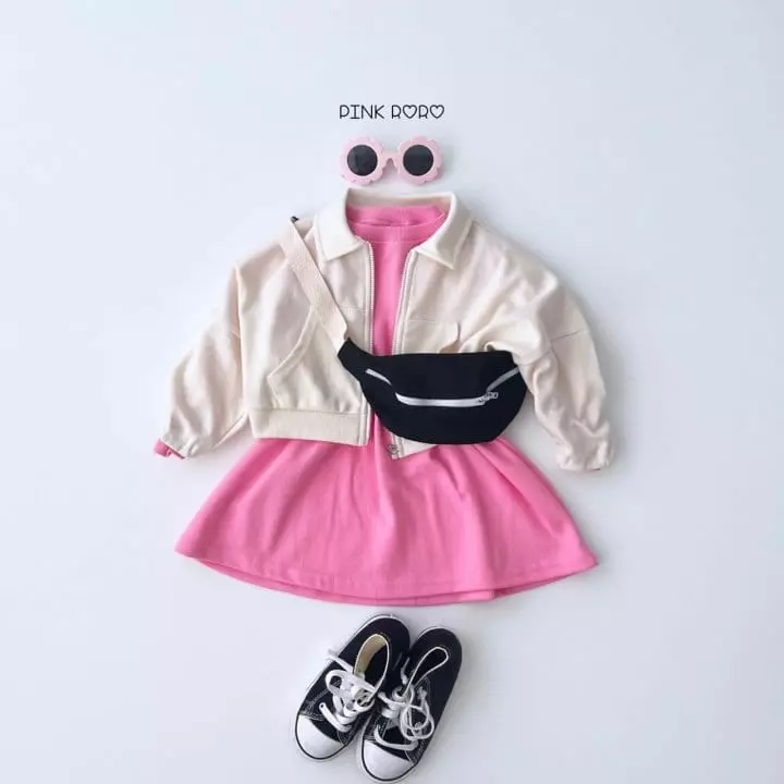 Pink Roro - Korean Children Fashion - #prettylittlegirls - Coco Collar Short Zip-up - 11