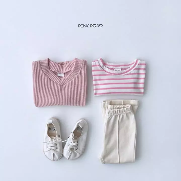 Pink Roro - Korean Children Fashion - #toddlerclothing - Sour Crop Tee - 7