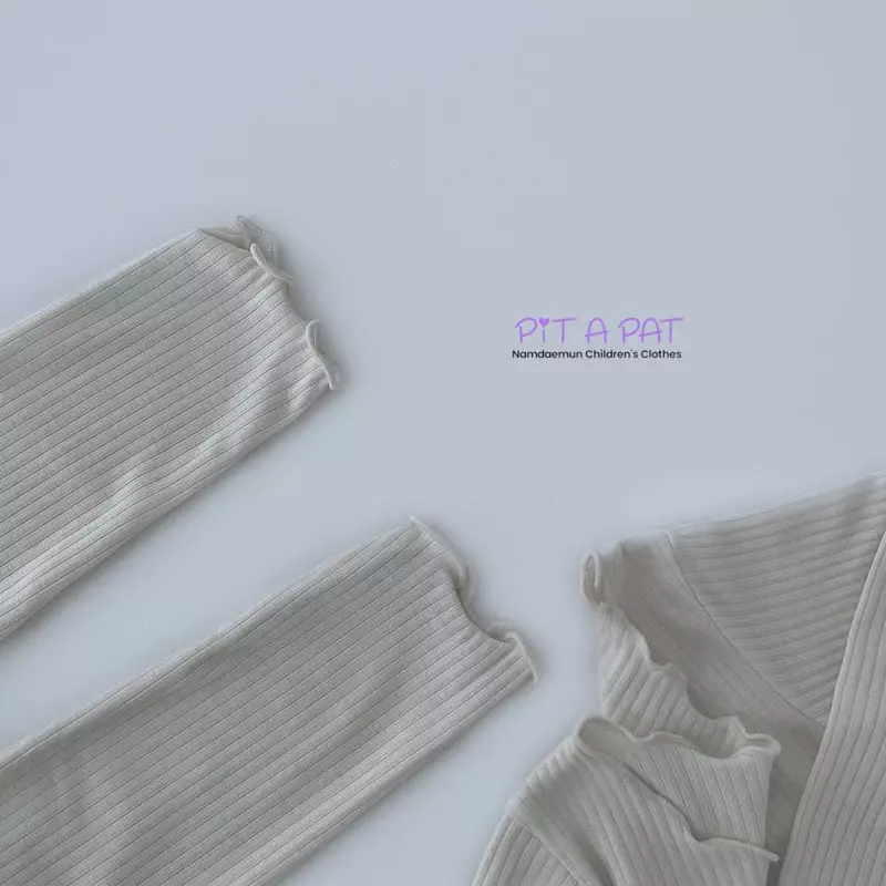 Pitapat - Korean Children Fashion - #todddlerfashion - Bubble Rib Easywear - 5