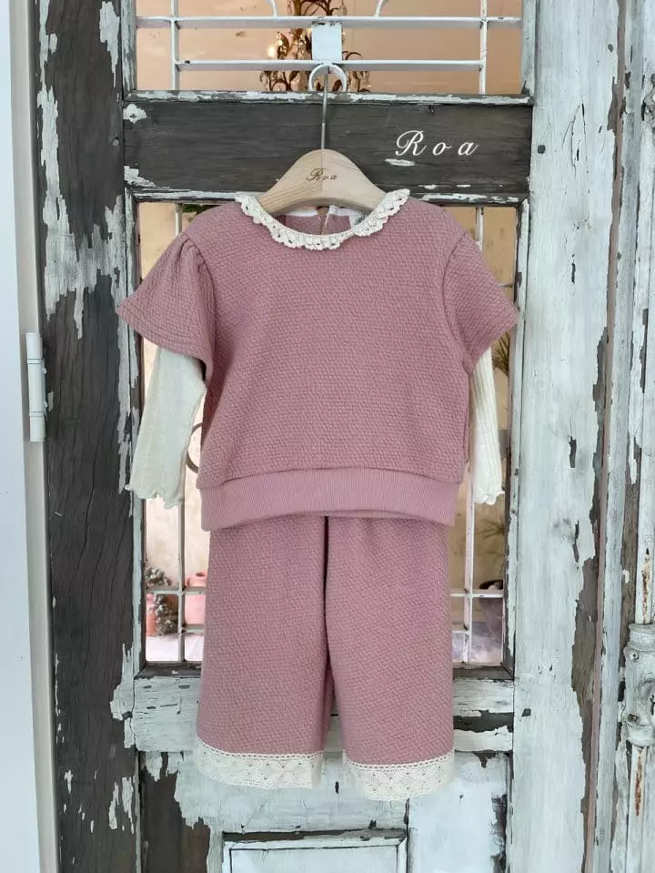 Roa - Korean Children Fashion - #Kfashion4kids - Emma Top Bottom Set - 5