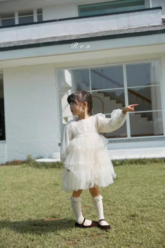Roa - Korean Children Fashion - #childrensboutique - Mesh Cancan One-piece - 12