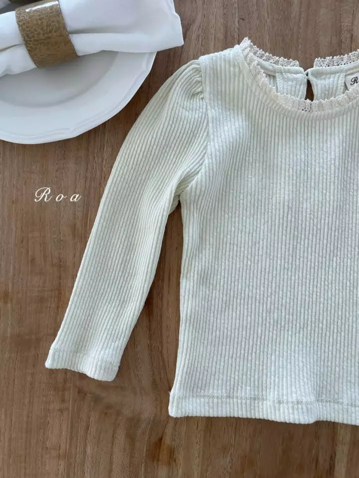 Roa - Korean Children Fashion - #kidsshorts - Puff Tee - 2