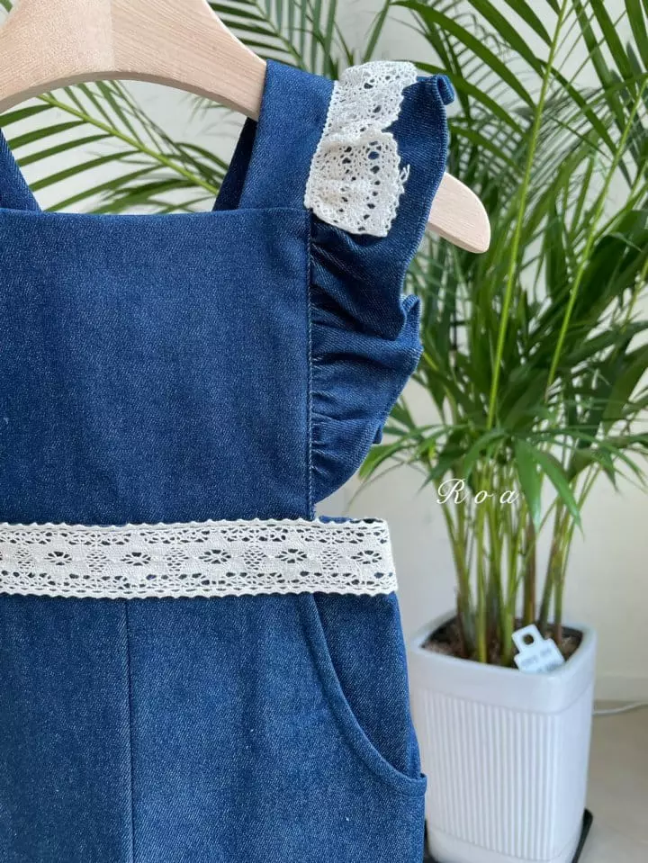 Roa - Korean Children Fashion - #prettylittlegirls - Dungarees Pants - 6