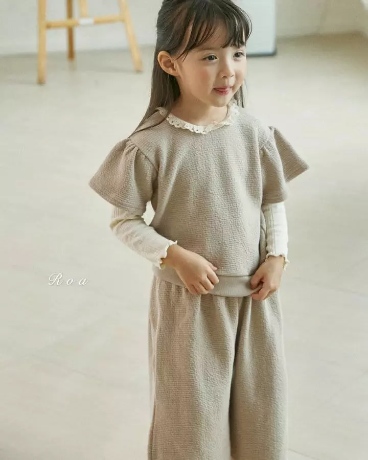 Roa - Korean Children Fashion - #stylishchildhood - Emma Top Bottom Set - 12