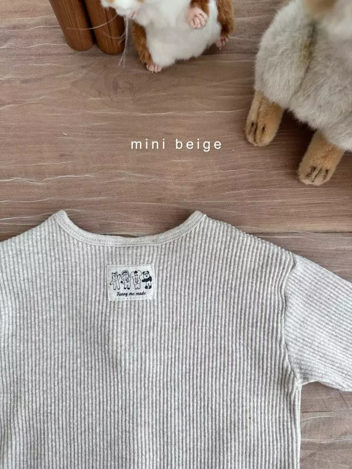The Beige - Korean Baby Fashion - #onlinebabyshop - Rib Bloomer Set - 4