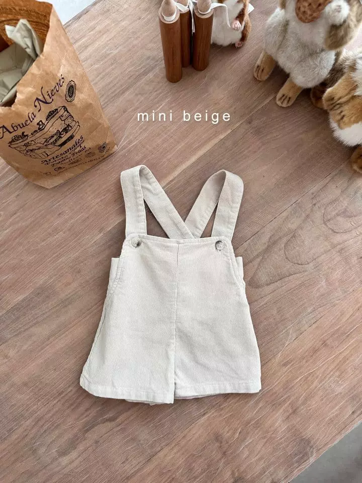 The Beige - Korean Baby Fashion - #babyclothing - Dungarees Shorts - 2