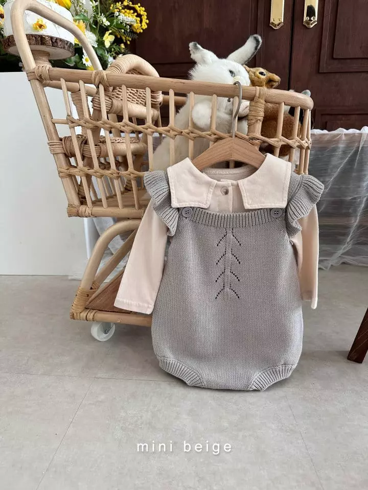 The Beige - Korean Baby Fashion - #babyfashion - Knit Bodysuot - 5