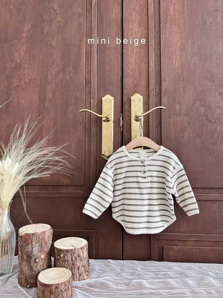 The Beige - Korean Baby Fashion - #babylifestyle - Stripes Tee - 2