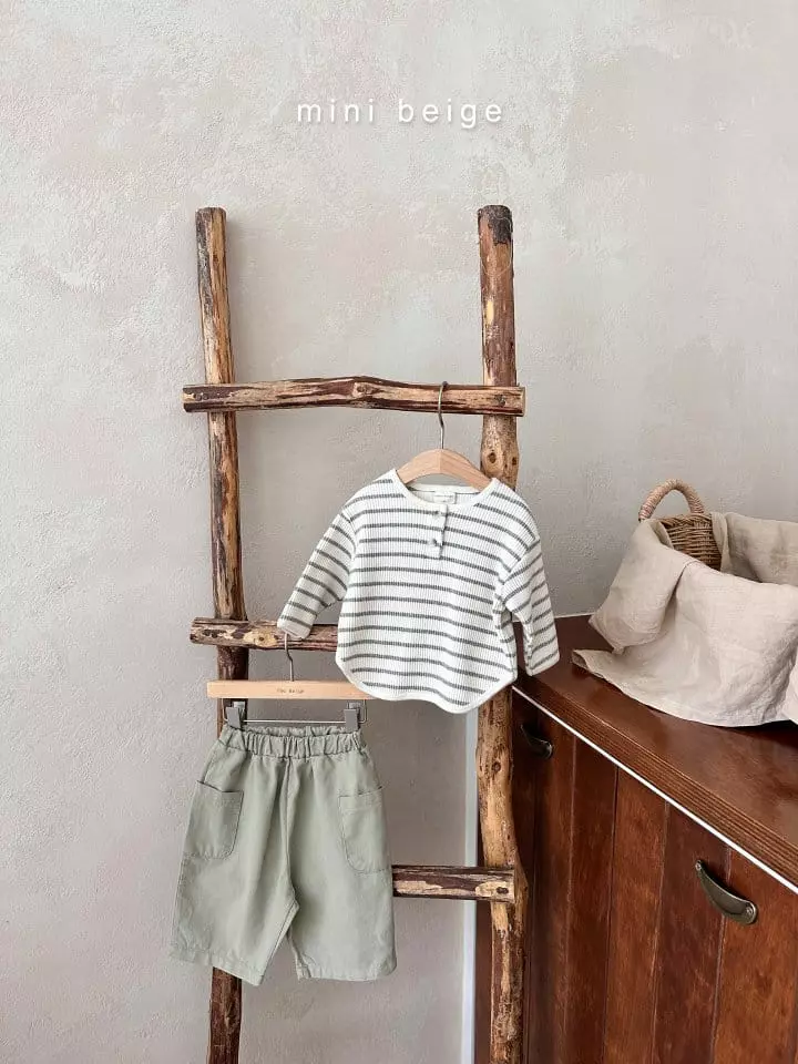 The Beige - Korean Baby Fashion - #babyoutfit - Stripes Tee - 6