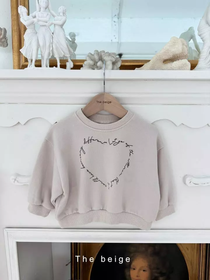 The Beige - Korean Children Fashion - #childrensboutique - Heart Crop Sweatshirt
