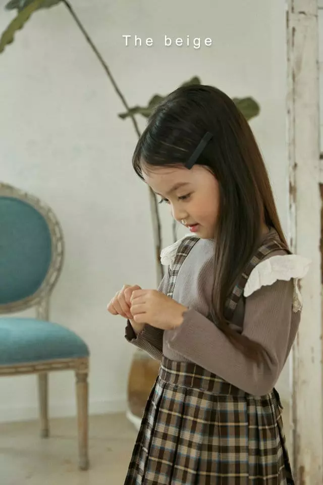 The Beige - Korean Children Fashion - #designkidswear - Rib Lace Tee - 11