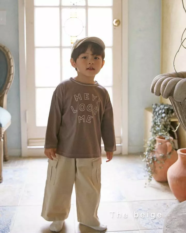 The Beige - Korean Children Fashion - #kidsstore - Sil Color Tee - 7