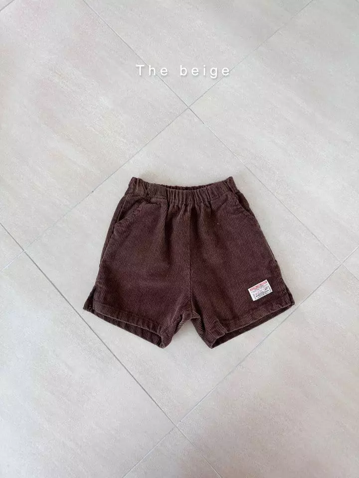 The Beige - Korean Children Fashion - #kidzfashiontrend - Rib Slit Shorts - 2