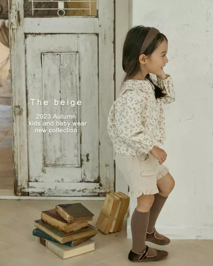 The Beige - Korean Children Fashion - #littlefashionista - Frill Rib Shorts - 5