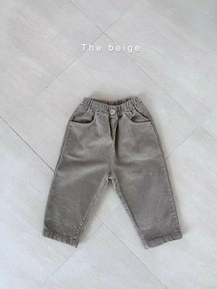 The Beige - Korean Children Fashion - #prettylittlegirls - Rib Label Pants - 2