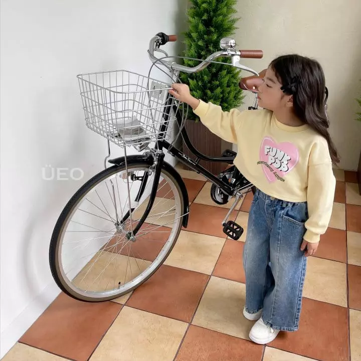 U Eo - Korean Junior Fashion - #childrensboutique - Poppop Crop sweatshirt - 12