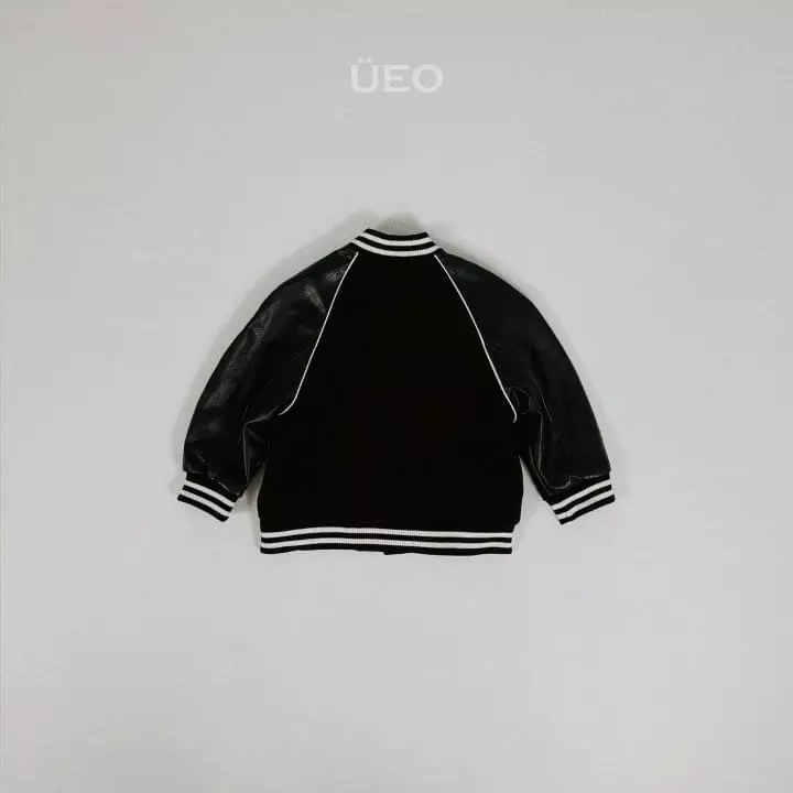 U Eo - Korean Junior Fashion - #magicofchildhood - Choco Bar Barsity Jacket - 11