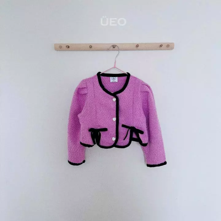 U Eo - Korean Junior Fashion - #minifashionista - Ribbon Sha Jacket - 11