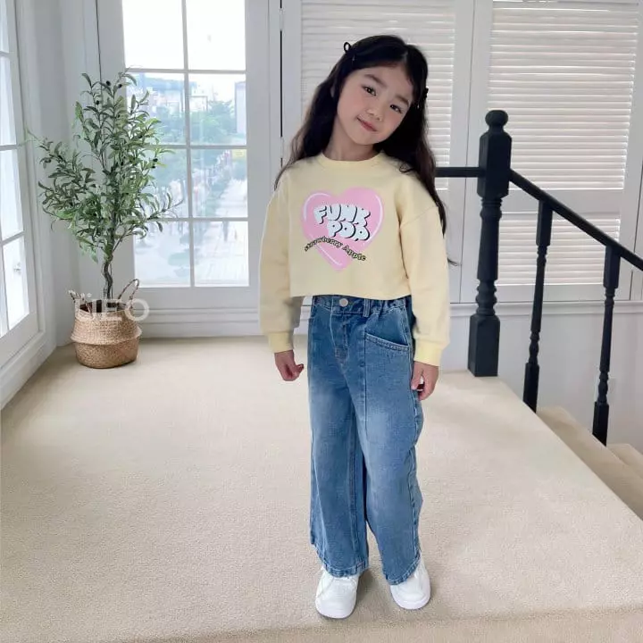 U Eo - Korean Junior Fashion - #prettylittlegirls - Poppop Crop sweatshirt - 9
