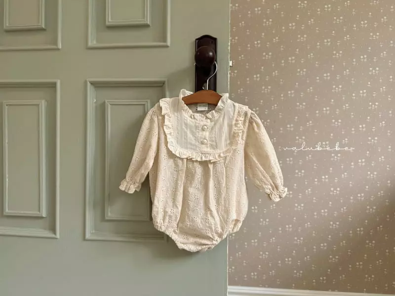 Valu Bebe - Korean Baby Fashion - #babyboutique - Bean Button Frill Bodysuit - 3