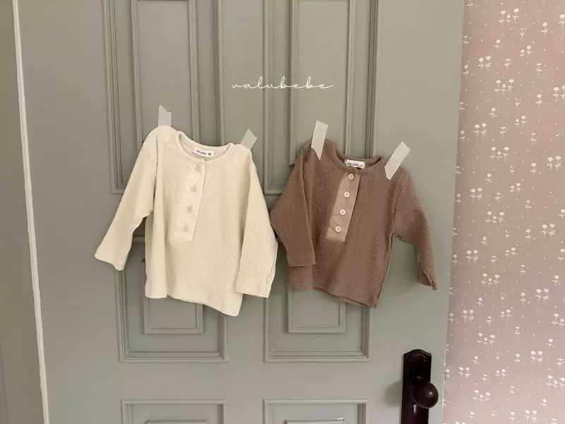 Valu Bebe - Korean Baby Fashion - #babyboutique - Croiffle Top Bottom Set - 2