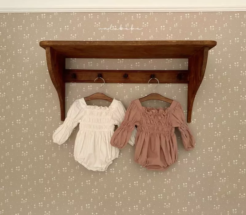 Valu Bebe - Korean Baby Fashion - #babyboutiqueclothing - Smocked Bodysuit