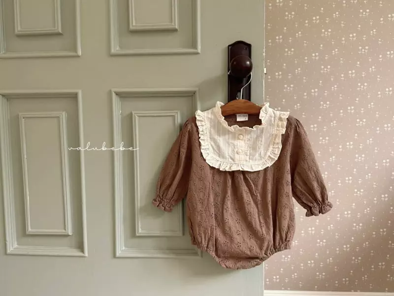Valu Bebe - Korean Baby Fashion - #babyboutique - Bean Button Frill Bodysuit - 4