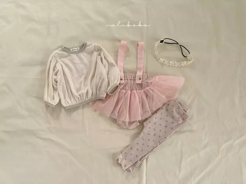 Valu Bebe - Korean Baby Fashion - #babyboutiqueclothing - Shirring Rib Tee - 4