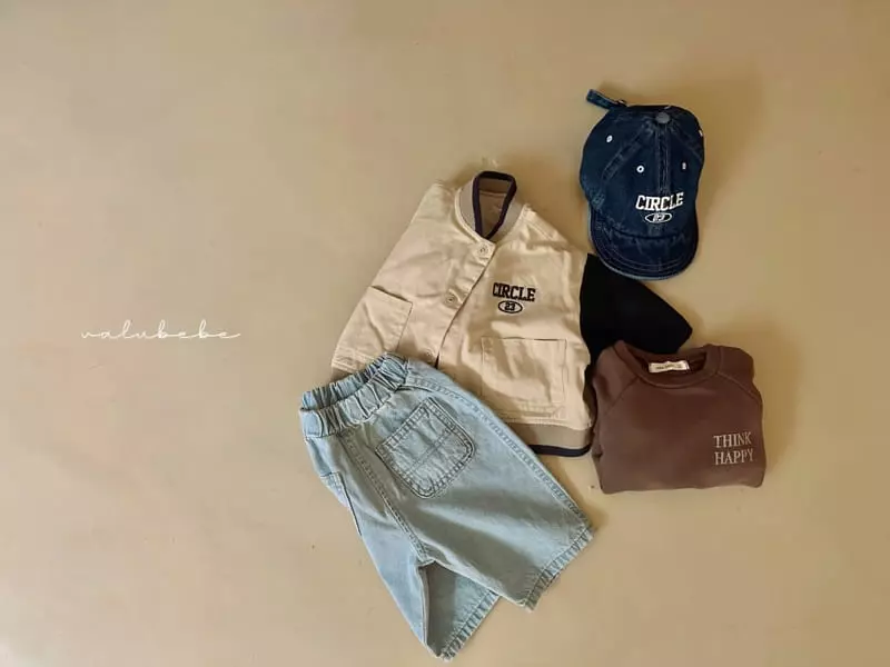 Valu Bebe - Korean Baby Fashion - #babyfashion - Circle Baseball Jumper