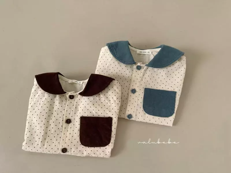 Valu Bebe - Korean Baby Fashion - #babyfever - Dot Sailor Bodysuit - 9