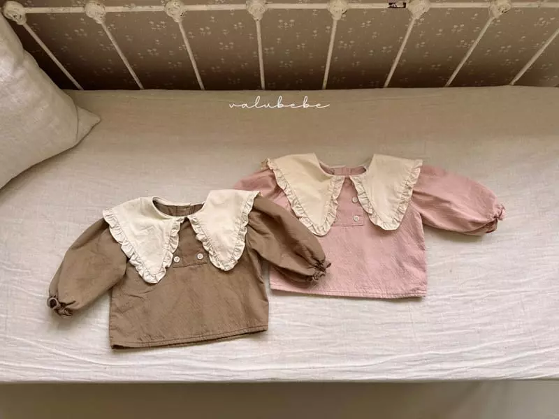 Valu Bebe - Korean Baby Fashion - #babyfever - Bell Collar Blouse - 11