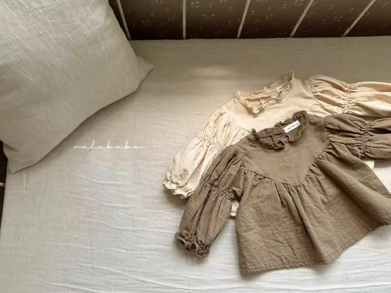 Valu Bebe - Korean Baby Fashion - #babyfever - V Frill Blouse - 10