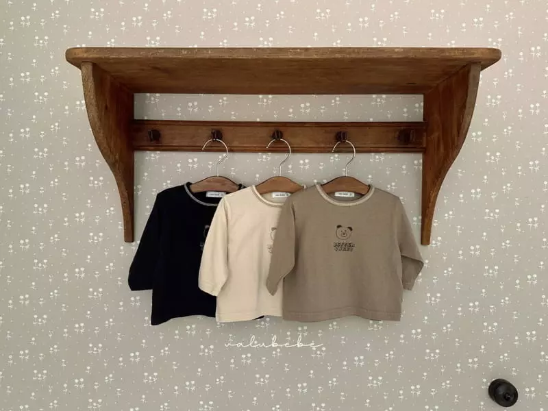 Valu Bebe - Korean Baby Fashion - #babyfever - Butter Bear Tee - 3