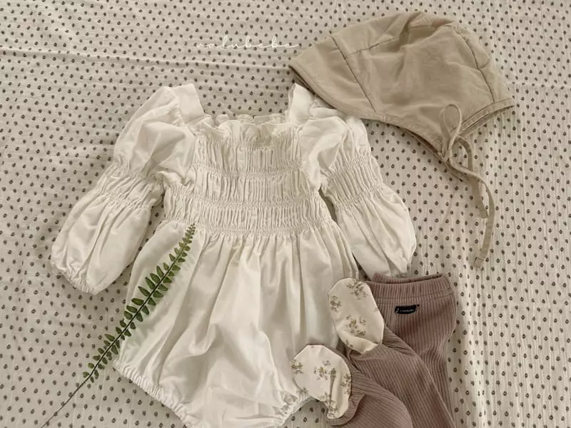 Valu Bebe - Korean Baby Fashion - #babygirlfashion - Smocked Bodysuit - 5