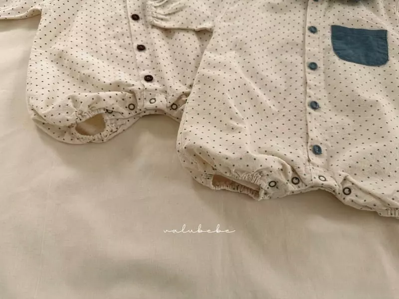 Valu Bebe - Korean Baby Fashion - #babylifestyle - Dot Sailor Bodysuit - 11