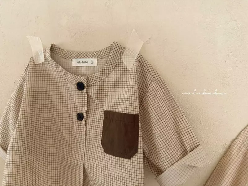 Valu Bebe - Korean Baby Fashion - #babygirlfashion - Point Check Shirt - 4