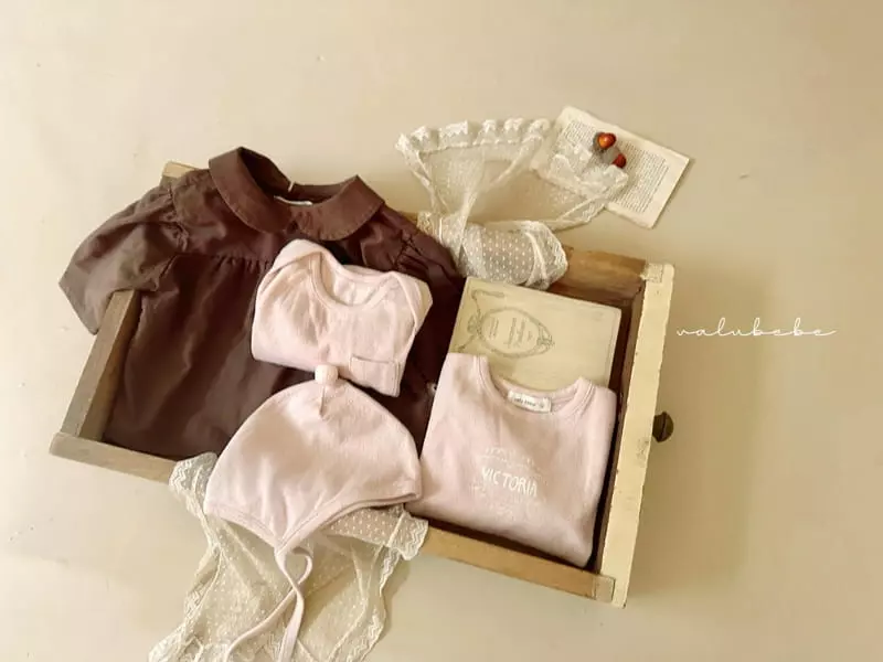 Valu Bebe - Korean Baby Fashion - #babylifestyle - Heart Jacquard Bodysuit - 5