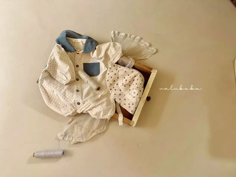 Valu Bebe - Korean Baby Fashion - #babyoninstagram - Dot Sailor Bodysuit - 12