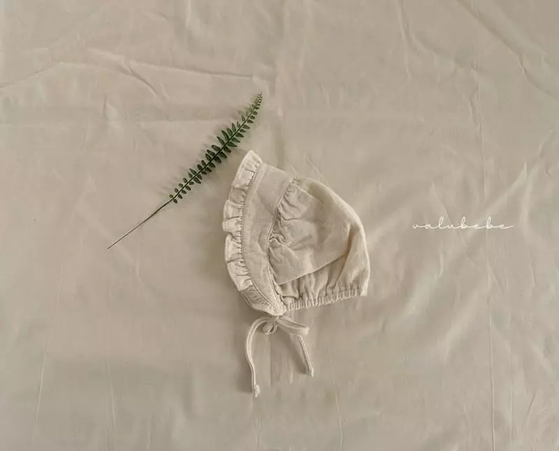 Valu Bebe - Korean Baby Fashion - #babyoninstagram - Frill Bonnet - 12