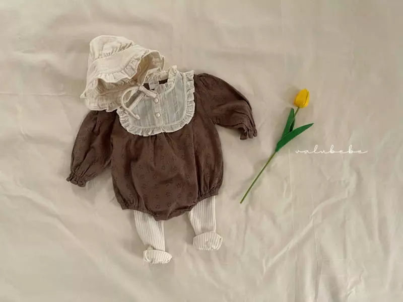 Valu Bebe - Korean Baby Fashion - #babyootd - Bean Button Frill Bodysuit - 11