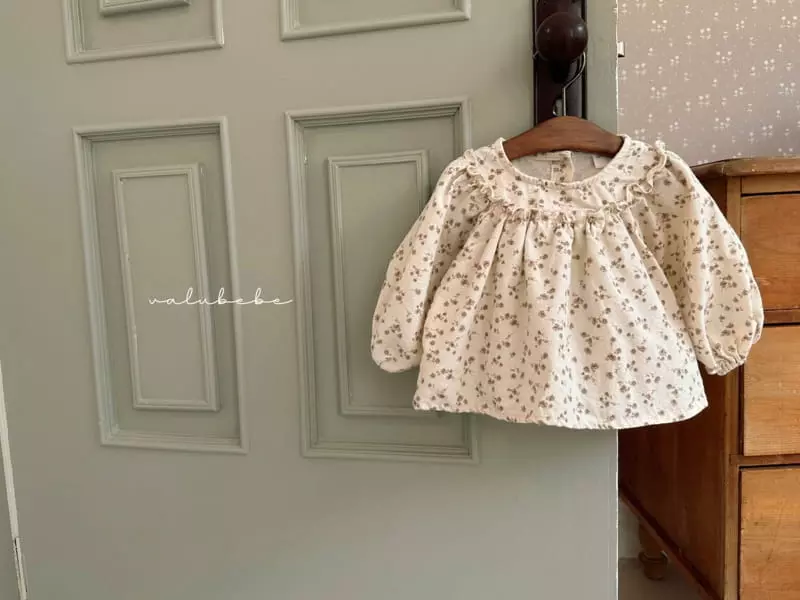 Valu Bebe - Korean Baby Fashion - #babyootd - Floral Blouse